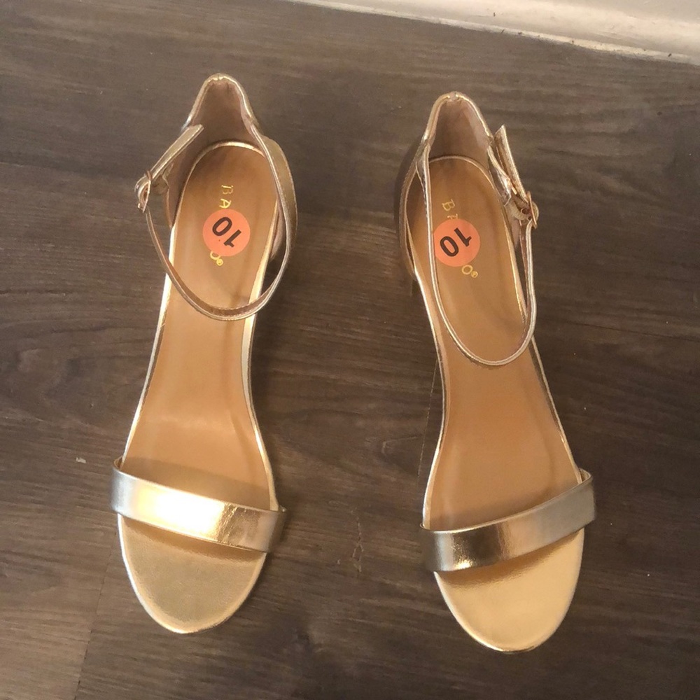 Gold heels